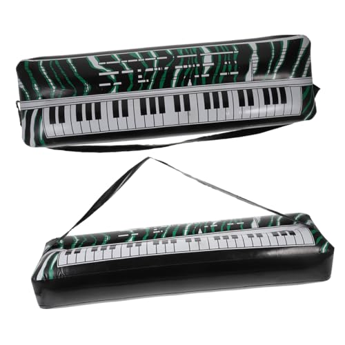 CHICAMPERA 2 Stück Aufblasbare Elektronische Tastatur Mini-Klavier Requisiten Für Die Tanzfläche Party-Requisiten Mit Aufblasbaren Instrumenten Saxophon Aus Kunststoff Tanzparty PVC von CHICAMPERA