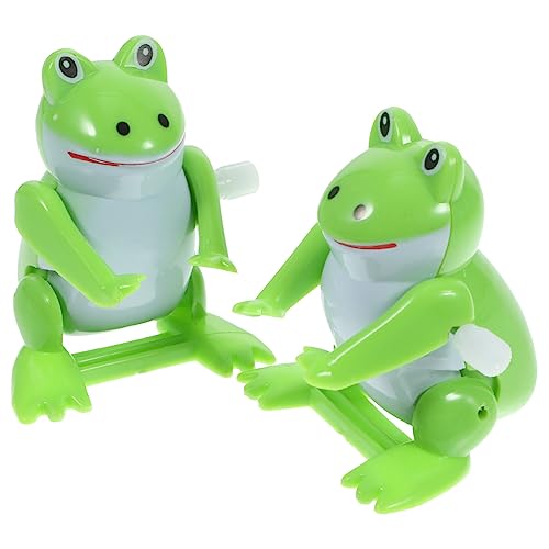 CHICAMPERA 2 Stück Aufziehspielzeug Frosch Energieeffizientes ohne Batterie für Dekoration aus Sicherem Material Leicht und Tragbar Bringt Spaß und Freude für CHICAMPERA 2 Stück Aufziehspielzeug Frosch Energieeffizientes ohne Batterie für Dekoration aus Sicherem Material Leicht und Tragbar Bringt Spaß und Freude für von CHICAMPERA
