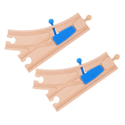 CHICAMPERA 2 Stück Blaue Spur für holzspielzeug Schienenweiche Nachhaltiges Zugstrecke Eisenbahngleisschnalle Gleisstützen Zug verfolgen gerade Holzschienen Plastik CHICAMPERA 2 Stück Blaue Spur für holzspielzeug Schienenweiche Nachhaltiges Zugstrecke Eisenbahngleisschnalle Gleisstützen Zug verfolgen gerade Holzschienen Plastik von CHICAMPERA
