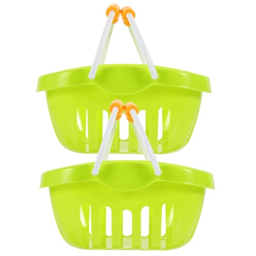 CHICAMPERA 2 Stück Einkaufswagen Kind Spielzeugbehälter Aufbewahrungskorb Für Vorgeben Organizer Zur Aufbewahrung Von Spielzeugspeicher Gelb Abs CHICAMPERA 2 Stück Einkaufswagen Kind Spielzeugbehälter Aufbewahrungskorb Für Vorgeben Organizer Zur Aufbewahrung Von Spielzeugspeicher Gelb Abs von CHICAMPERA