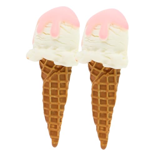 CHICAMPERA 2 Stück Eismodell Geburtstags deko Essen gefälschte Kuchen künstliche Nahrungsmittel zur Ausstellung Eiscreme-Requisite gefälschte Eiswaffel Harz CHICAMPERA 2 Stück Eismodell Geburtstags deko Essen gefälschte Kuchen künstliche Nahrungsmittel zur Ausstellung Eiscreme-Requisite gefälschte Eiswaffel Harz von CHICAMPERA