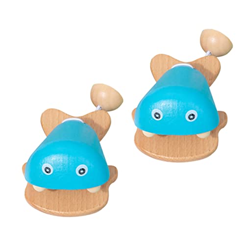 CHICAMPERA 2 Stück Fischförmige Holz Castagnetten Musikinstrument für Pädagogisches Kreativität und Musikalischem Talent Geeignet für Mädchen und Jungen CHICAMPERA 2 Stück Fischförmige Holz Castagnetten Musikinstrument für Pädagogisches Kreativität und Musikalischem Talent Geeignet für Mädchen und Jungen von CHICAMPERA