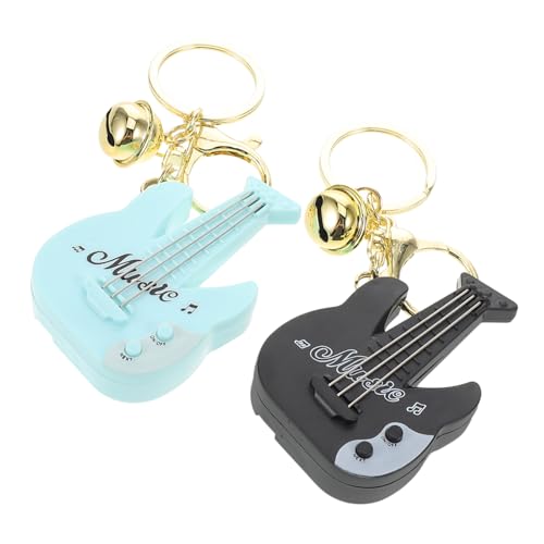 CHICAMPERA 2 Stück Gitarren-schlüsselanhänger Anhänger Für Musikinstrumente Schlüsselbundzubehör Gitarre Hängende Dekoration Stilvoller Musik-schlüsselanhänger Gitarren-hängeornament Plastik CHICAMPERA 2 Stück Gitarren-schlüsselanhänger Anhänger Für Musikinstrumente Schlüsselbundzubehör Gitarre Hängende Dekoration Stilvoller Musik-schlüsselanhänger Gitarren-hängeornament Plastik von CHICAMPERA
