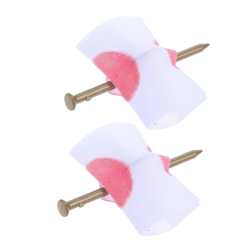CHICAMPERA 2 Stück Halloween Streichspielzeug Fake Nagel Durch Finger Trickspielzeug für Scherze und Streiche für Aprilscherze und Halloween Party Requisiten CHICAMPERA 2 Stück Halloween Streichspielzeug Fake Nagel Durch Finger Trickspielzeug für Scherze und Streiche für Aprilscherze und Halloween Party Requisiten von CHICAMPERA
