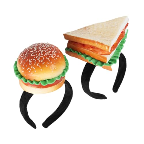 CHICAMPERA Donut-stirnband Alternativer Kunst-hamburger-kopfschmuck Einzigartiger Sandwich-hut Für Kostüme Mode CHICAMPERA Donut-stirnband Alternativer Kunst-hamburger-kopfschmuck Einzigartiger Sandwich-hut Für Kostüme Mode von CHICAMPERA