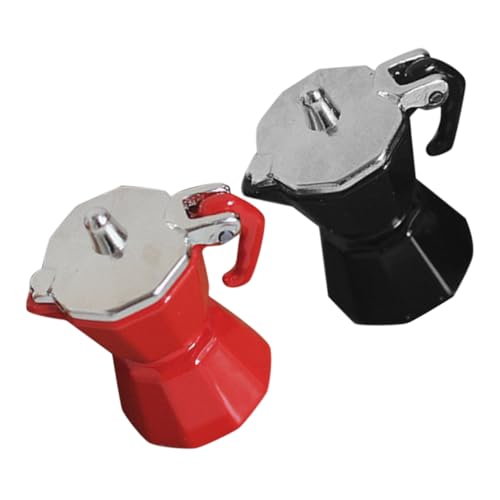 CHICAMPERA 2 Stück Kaffeeutensilien und Mini-Küchentopf Kaffeekanne Prop kleine Kaffeekanne Stellen Sie Sich eine Kaffeekanne vor Mini-Kaffeekannen Puppenhausküchenartikel Legierung CHICAMPERA 2 Stück Kaffeeutensilien und Mini-Küchentopf Kaffeekanne Prop kleine Kaffeekanne Stellen Sie Sich eine Kaffeekanne vor Mini-Kaffeekannen Puppenhausküchenartikel Legierung von CHICAMPERA
