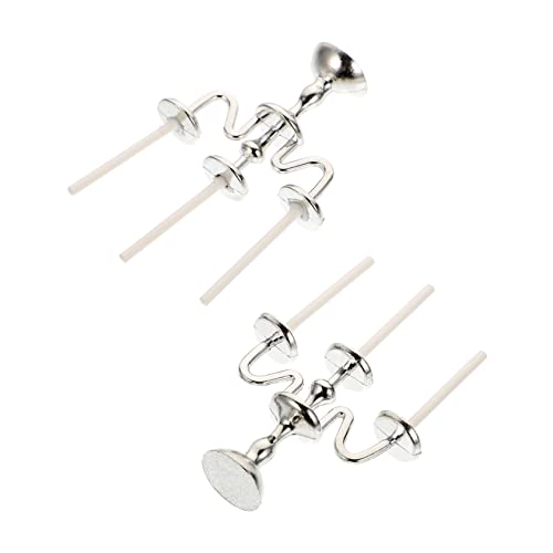 CHICAMPERA 2 Stück Kerzenhalter-kerzenlampe Kerzenhalter Ornamente Für Wohnzimmer Ästhetische Raumdekoration Teelichter Kerzen Kerzenhalter Mit Griff Dekorationen Silver Legierung CHICAMPERA 2 Stück Kerzenhalter-kerzenlampe Kerzenhalter Ornamente Für Wohnzimmer Ästhetische Raumdekoration Teelichter Kerzen Kerzenhalter Mit Griff Dekorationen Silver Legierung von CHICAMPERA