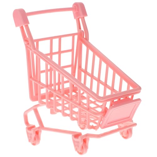 CHICAMPERA 2 Stück Mini Einkaufswagen Set aus PVC für Teiliges Set Aufbewahren von Puppen und Kleinigkeiten Zufällige Farbe Zufällige Farbe Zufällige Farbe von CHICAMPERA