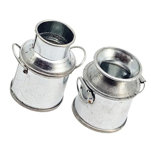CHICAMPERA 2stücke Miniatur Milchkanne Dekorative Kleine Eimer Aus Eisen Für Puppenhaus Und Mini-landschaften Für -projekte Und Kreative Dekorationen CHICAMPERA 2stücke Miniatur Milchkanne Dekorative Kleine Eimer Aus Eisen Für Puppenhaus Und Mini-landschaften Für -projekte Und Kreative Dekorationen von CHICAMPERA