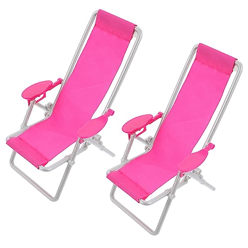 CHICAMPERA 2stücke Mini Puppenstuhl Kreative Mini Strandstühle Für Puppenhäuser Realistische Deko Für Kinderzimmer Langlebige Spielzeugmöbel Für Rollenspiele Und Kreative Szenarien von CHICAMPERA