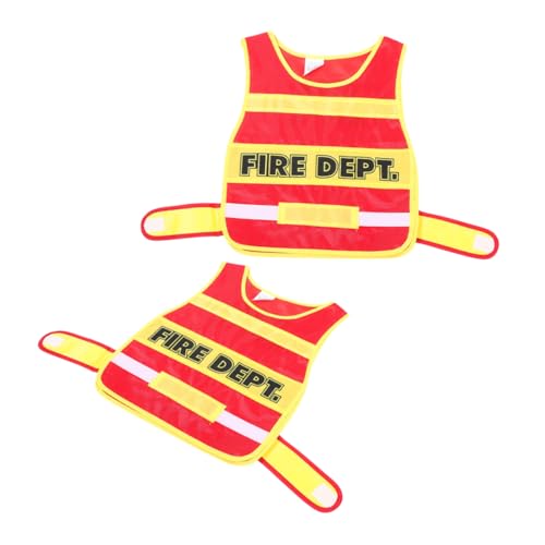 CHICAMPERA Feuerwehrweste Für Jungen Kostüm Für Kleinkinder Cosplay Feuerwehrweste Für Spiel Und Auftritt CHICAMPERA Feuerwehrweste Für Jungen Kostüm Für Kleinkinder Cosplay Feuerwehrweste Für Spiel Und Auftritt von CHICAMPERA