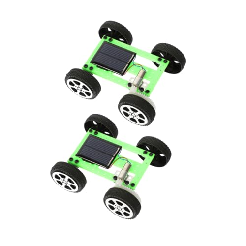 CHICAMPERA 2 Stück Solarautospielzeug Miniautos für DIY Solar Car DIY RC-Car-Bausatz Solarbetriebenes Auto-Bausatz Elektroauto-Bausatz Komponenten für die Fahrzeugmontage Metall Grün CHICAMPERA 2 Stück Solarautospielzeug Miniautos für DIY Solar Car DIY RC-Car-Bausatz Solarbetriebenes Auto-Bausatz Elektroauto-Bausatz Komponenten für die Fahrzeugmontage Metall Grün von CHICAMPERA