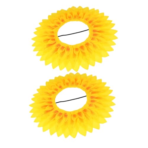 CHICAMPERA 2 Stück Sonnenblumenkopf -Deckungs -Requisiten lustige Hüte Sonnenblume Kopfstück Halloweenkostüm Blumenhut Sonnenblumenkostüm für Seidentuch Yellow CHICAMPERA 2 Stück Sonnenblumenkopf -Deckungs -Requisiten lustige Hüte Sonnenblume Kopfstück Halloweenkostüm Blumenhut Sonnenblumenkostüm für Seidentuch Yellow von CHICAMPERA