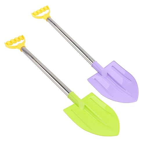CHICAMPERA 2 Stück Strandspielzeug für Kreative Sandschaufel aus Farbenfrohe Schaufeln für Spiel und Spaß Am Strand Park und Garten Zufällige Farbe Zufällige Farbe von CHICAMPERA