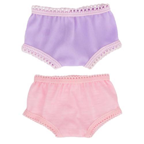 CHICAMPERA 2 Stück Teiliges Puppenunterwäsche Miniatur Puppenhöschen für Fantasievolles Wiederverwendbar und Langlebig Geeignet für Puppenzubehör und Puppenkleidung CHICAMPERA 2 Stück Teiliges Puppenunterwäsche Miniatur Puppenhöschen für Fantasievolles Wiederverwendbar und Langlebig Geeignet für Puppenzubehör und Puppenkleidung von CHICAMPERA