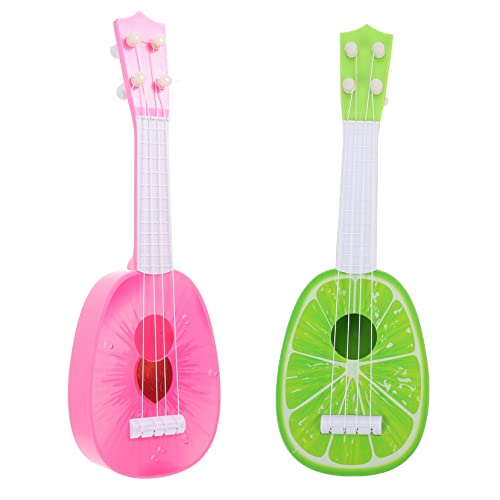 CHICAMPERA 2 Stück Teiliges Ukulele Mini Musikinstrument für Kleinkinder Simuliertes Gitarren Limette und für Früherziehung und Kreative CHICAMPERA 2 Stück Teiliges Ukulele Mini Musikinstrument für Kleinkinder Simuliertes Gitarren Limette und für Früherziehung und Kreative von CHICAMPERA