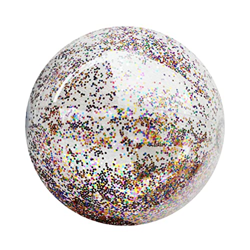 CHICAMPERA 2 Stück Transparente Glitzer Aufblasbare Strandbälle Sommer Wasser für Geburtstagsfeiern und Strandaktivitäten CHICAMPERA 2 Stück Transparente Glitzer Aufblasbare Strandbälle Sommer Wasser für Geburtstagsfeiern und Strandaktivitäten von CHICAMPERA