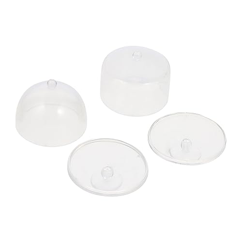 CHICAMPERA 2 Stück Zubehör für Puppenhäuser Mini Tortenständer Miniatur-Puppenhauszubehör Puppenhaus-Miniaturmöbel Mini- -Ständer Mini-Tortenständer Miniatur-Zubehör von CHICAMPERA