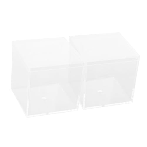 CHICAMPERA 2 Stücke Box Der Würfel Display Box Klar Boxen Kleine Boxen Mit Deckel Transparent Acryl CHICAMPERA 2 Stücke Box Der Würfel Display Box Klar Boxen Kleine Boxen Mit Deckel Transparent Acryl von CHICAMPERA