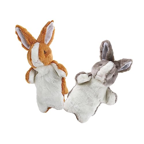 CHICAMPERA 2 Stücke Hand Kaninchen Puppen Kreative Hand Puppen Interessante Hand Puppe CHICAMPERA 2 Stücke Hand Kaninchen Puppen Kreative Hand Puppen Interessante Hand Puppe von CHICAMPERA