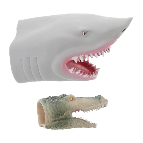 CHICAMPERA 2 Stücke Handpuppe für interaktives kinderspielzeug kinderknallzeug Children's Toy Hand Puppet Kid Toys puppentrage tierisches Handspielzeug Rollenspiel Handpuppe von CHICAMPERA