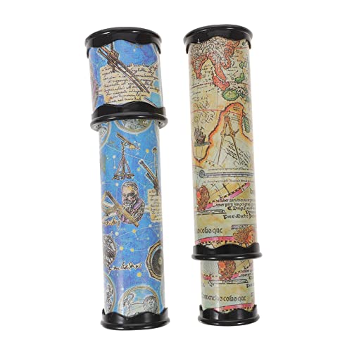 CHICAMPERA 2 Stücke Kaleidoskop Prisma Gläser Für Eltern Kind Interaktive Pädagogisches Kunststoff von CHICAMPERA