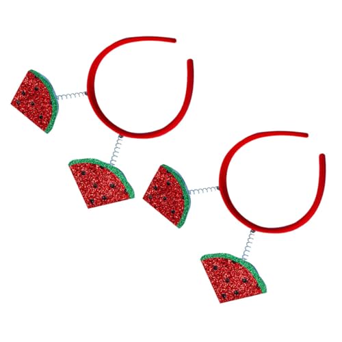 CHICAMPERA 2 Stücke Stirnband mit Realistischem Früchte Design Wassermelonen Haaraccessoire für Kinderpartys Sommerfestlichkeiten und Feiertage Leicht und Bequem CHICAMPERA 2 Stücke Stirnband mit Realistischem Früchte Design Wassermelonen Haaraccessoire für Kinderpartys Sommerfestlichkeiten und Feiertage Leicht und Bequem von CHICAMPERA