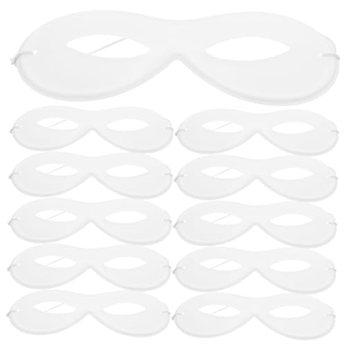 CHICAMPERA 20 Stück Diy Graffiti Masken aus PVC Flock für Fasching Halloween Weiche Bequeme Weiße Masken für Kreative Malaktivitäten für Kindergeburtstage und Partys CHICAMPERA 20 Stück Diy Graffiti Masken aus PVC Flock für Fasching Halloween Weiche Bequeme Weiße Masken für Kreative Malaktivitäten für Kindergeburtstage und Partys von CHICAMPERA