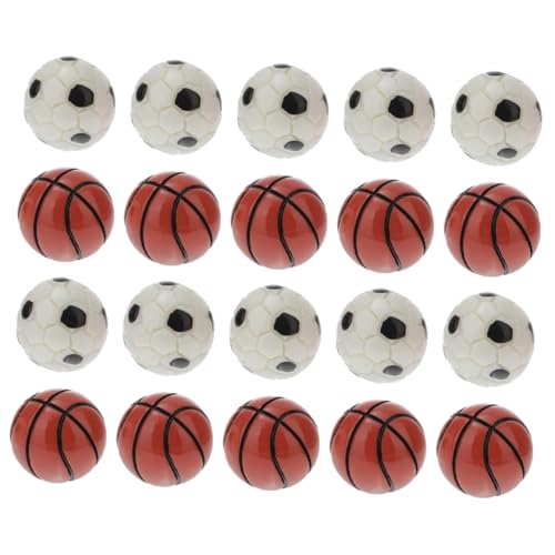 CHICAMPERA 20 Stück Fußball-Basketball-Modell Mini Puppenhaus kinderspielzeug Toys hühner Children Toys kleine Kugeldekore winzige Basketball-Requisiten Harz CHICAMPERA 20 Stück Fußball-Basketball-Modell Mini Puppenhaus kinderspielzeug Toys hühner Children Toys kleine Kugeldekore winzige Basketball-Requisiten Harz von CHICAMPERA