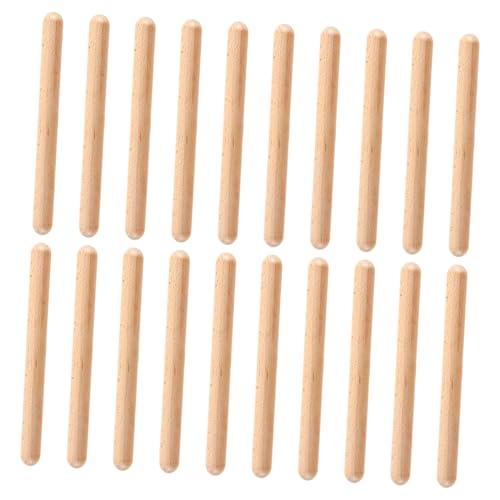CHICAMPERA 20 Stück Holz Rhythmusstöcke für Musikinstrumente Musikalischen Fähigkeiten für Unterricht und Kreative Spielstunden CHICAMPERA 20 Stück Holz Rhythmusstöcke für Musikinstrumente Musikalischen Fähigkeiten für Unterricht und Kreative Spielstunden von CHICAMPERA