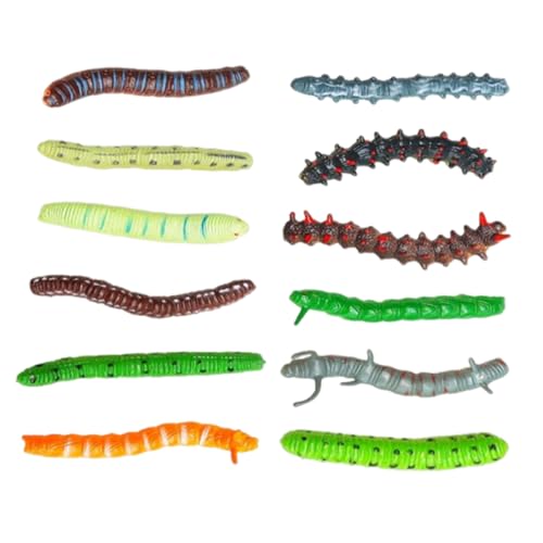 CHICAMPERA 20 Stück Insektenmodell für kinderspielzeug Kriechendes Wurmspielzeug Halloween-Streichspielzeug Realistische Halloween -Dekorationen Leguan- Plastik von CHICAMPERA