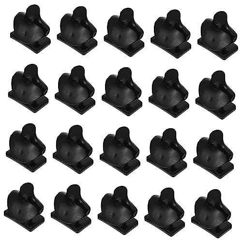 CHICAMPERA 20 Stück Mini Black Halskette Puppenzubehör Puppenschmuck-Organizer winzig hängend Mini-Kettenhalter Mädchen Miniatur-Halskettenmodell kleines Halskettenmodell Plastik Schwarz CHICAMPERA 20 Stück Mini Black Halskette Puppenzubehör Puppenschmuck-Organizer winzig hängend Mini-Kettenhalter Mädchen Miniatur-Halskettenmodell kleines Halskettenmodell Plastik Schwarz von CHICAMPERA