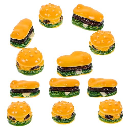 CHICAMPERA 20 Stück Mini Burger Miniaturfutter Miniaturburger Burger-Requisiten Mini Spiel Essen Mini Food Model Kit Kleines Hamburger-Essenshandwerk winzige Hamburger-Dekore Harz CHICAMPERA 20 Stück Mini Burger Miniaturfutter Miniaturburger Burger-Requisiten Mini Spiel Essen Mini Food Model Kit Kleines Hamburger-Essenshandwerk winzige Hamburger-Dekore Harz von CHICAMPERA