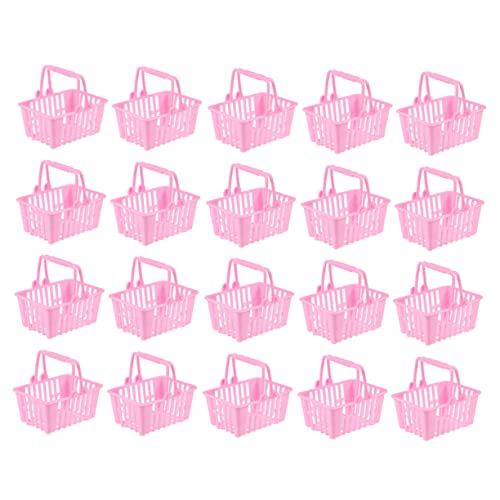 CHICAMPERA 20 Stück Mini -Einkaufskorbsspielzeug Einkaufswagen für Einkaufskorb Einkaufskorb Einkaufskorb Einkaufskorb Kindereinkaufswagen Toy Corrocery Kid Plastik Rosa CHICAMPERA 20 Stück Mini -Einkaufskorbsspielzeug Einkaufswagen für Einkaufskorb Einkaufskorb Einkaufskorb Einkaufskorb Kindereinkaufswagen Toy Corrocery Kid Plastik Rosa von CHICAMPERA