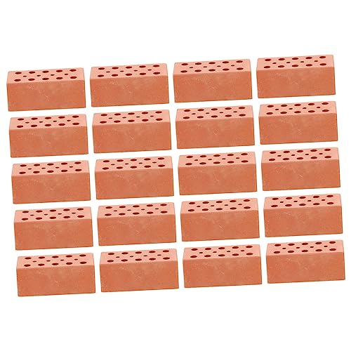 CHICAMPERA 20 Stück Miniaturziegel DIY Modellbau für Sandtisch und Garten Realistische Backsteine für Architektur Layouts Handgefertigte für Kreative Bastelprojekte CHICAMPERA 20 Stück Miniaturziegel DIY Modellbau für Sandtisch und Garten Realistische Backsteine für Architektur Layouts Handgefertigte für Kreative Bastelprojekte von CHICAMPERA