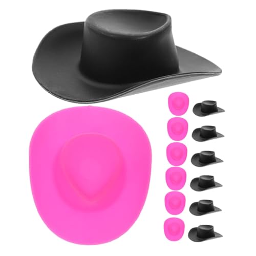 CHICAMPERA 20 Stück Puppenhaus Dekorativer Hut Hüte Winzig Cowgirl Kuh Dolly Für Cowboy Mini Party Klein Mall-Hut Rosig Plastik CHICAMPERA 20 Stück Puppenhaus Dekorativer Hut Hüte Winzig Cowgirl Kuh Dolly Für Cowboy Mini Party Klein Mall-Hut Rosig Plastik von CHICAMPERA