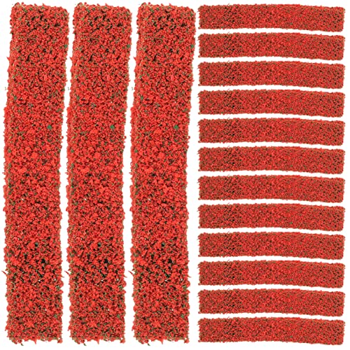 CHICAMPERA 20 Stück Teiliges Blumensträuße für Sandtisch Dekoration Simulierte Blumen für Landschaftsmodellbau Farbenfrohe Schwämme für Kreative DIY Projekte von CHICAMPERA