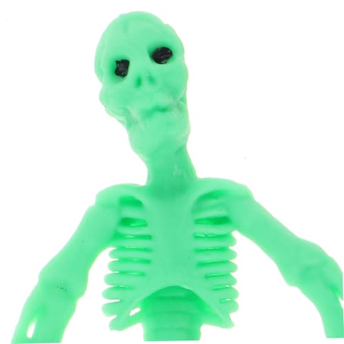 CHICAMPERA 20 Stück Teiliges Bunte Skelett Stretch Spielzeuge Elastische Party Gastgeschenke für Stressabbau Tragbare Dekomodelle Lustige Spielzeuge für Kindergeburtstag und Halloween von CHICAMPERA
