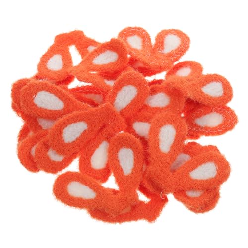 CHICAMPERA 20 Stück Teiliges Plüsch Hasenohren Haarspangen für DIY Bastelarbeiten Leichte Langlebige Kaninchenohren Dekoration Geeignet für Erwachsene Vielseitig für Haarclips und von CHICAMPERA