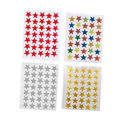 CHICAMPERA 20Packungen Selbstklebende Belohnungssticker für Lehrer Bastelprojekte und Geschenkverpackungen Silber Bunt Rot CHICAMPERA 20Packungen Selbstklebende Belohnungssticker für Lehrer Bastelprojekte und Geschenkverpackungen Silber Bunt Rot von CHICAMPERA