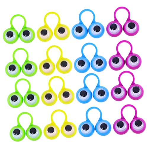 CHICAMPERA 24 Stück Fingeraktivitätsring neuartiges Fingerspielzeug Interessantes Fingerspielzeug Fingerzeige Kinderaccessoire interessantes Kinderspielzeug Plastik Zufällige Farbe von CHICAMPERA