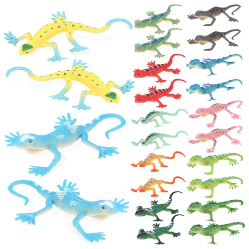 CHICAMPERA 24 Stück Klebrige Eidechsen Spielzeuge für Stretchy Lizard Toys für Mitgebsel und Party Taschenfüllungen aus Sicherem PVC für Kreative Spielstunden CHICAMPERA 24 Stück Klebrige Eidechsen Spielzeuge für Stretchy Lizard Toys für Mitgebsel und Party Taschenfüllungen aus Sicherem PVC für Kreative Spielstunden von CHICAMPERA