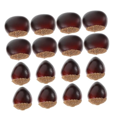 CHICAMPERA 24 Stück Simulierte Trockenfrüchte Deko Im Freien Sensorische Behälter Eier Spielzeugautomat Küchenspielzeug Sehen Und Sagen Light Brown Hochdruck-polyethylen CHICAMPERA 24 Stück Simulierte Trockenfrüchte Deko Im Freien Sensorische Behälter Eier Spielzeugautomat Küchenspielzeug Sehen Und Sagen Light Brown Hochdruck-polyethylen von CHICAMPERA