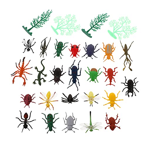 CHICAMPERA 24Stücke Insektenmodelle Realistische Insekten Für Spaß Lehrmittel Für Lernen Und Entdecken Für Kleine Naturforscher von CHICAMPERA