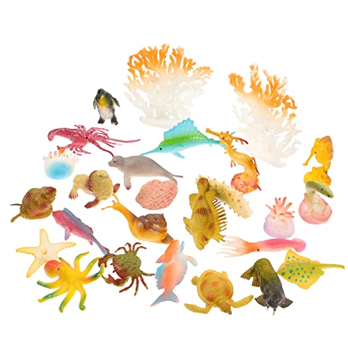 CHICAMPERA 26 Stück Meerestiermodell Meer Tiere Modelle von Meerestieren realistische Tierfiguren Miniatur-Meerestiere Meerestierfiguren Meerestiere aus Plastik Ozeantier Figur PVC CHICAMPERA 26 Stück Meerestiermodell Meer Tiere Modelle von Meerestieren realistische Tierfiguren Miniatur-Meerestiere Meerestierfiguren Meerestiere aus Plastik Ozeantier Figur PVC von CHICAMPERA