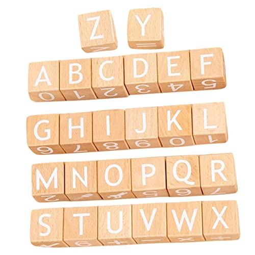 CHICAMPERA 26Stücke Alphabetspielzeug Teiliges aus Holz Große und Pädagogisches Lernspielzeug für Fördert und Phonics Leicht und Tragbar für Drinnen und Draußen CHICAMPERA 26Stücke Alphabetspielzeug Teiliges aus Holz Große und Pädagogisches Lernspielzeug für Fördert und Phonics Leicht und Tragbar für Drinnen und Draußen von CHICAMPERA