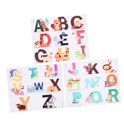 CHICAMPERA 26Stücke Eva Tier Alphabet Aufkleber Nicht Magnetisch Cartoon Design Abnehmbar und Rückstandsfrei für Kinderzimmer Dekoration und Lernspielzeug CHICAMPERA 26Stücke Eva Tier Alphabet Aufkleber Nicht Magnetisch Cartoon Design Abnehmbar und Rückstandsfrei für Kinderzimmer Dekoration und Lernspielzeug von CHICAMPERA