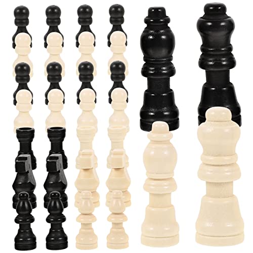 CHICAMPERA 2Sätze Mini Holzschach Set mit Internationalen Schachfiguren Schachsteine für Schachbrett Tragbar für Spiele und Partys Schachzubehör CHICAMPERA 2Sätze Mini Holzschach Set mit Internationalen Schachfiguren Schachsteine für Schachbrett Tragbar für Spiele und Partys Schachzubehör von CHICAMPERA