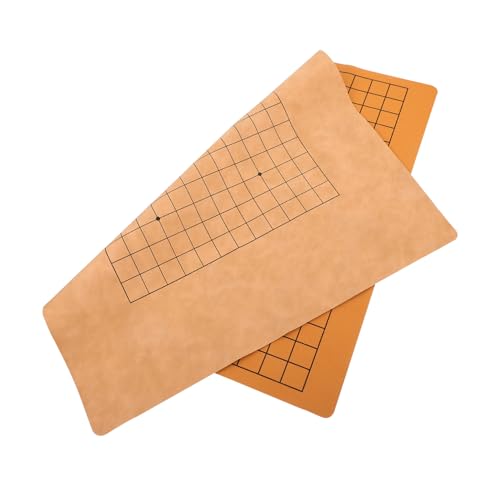 CHICAMPERA 2Stücke Faltbares Doppelseitiges Schachbrett aus PU Kreatives Leichtes und Langlebiges Spielbrett für Go und Andere Brettspiele Farben Zufällig Praktisch und Tragbar CHICAMPERA 2Stücke Faltbares Doppelseitiges Schachbrett aus PU Kreatives Leichtes und Langlebiges Spielbrett für Go und Andere Brettspiele Farben Zufällig Praktisch und Tragbar von CHICAMPERA
