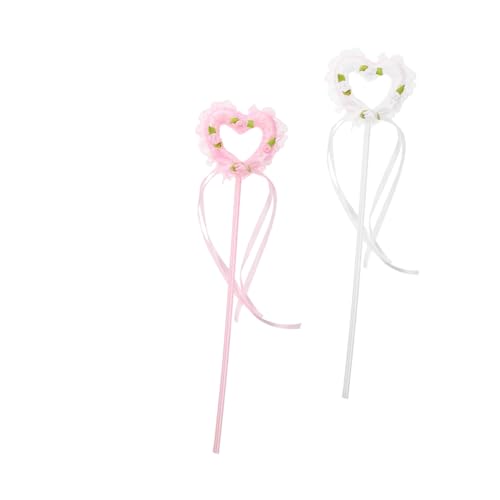 CHICAMPERA 2Stücke Feenstab Herzstab mit Glitzer Requisite für Bühnenaufführungen Geburtstagsfeiern und Kinderpartys für Cosplay und Halloween Dress Up CHICAMPERA 2Stücke Feenstab Herzstab mit Glitzer Requisite für Bühnenaufführungen Geburtstagsfeiern und Kinderpartys für Cosplay und Halloween Dress Up von CHICAMPERA